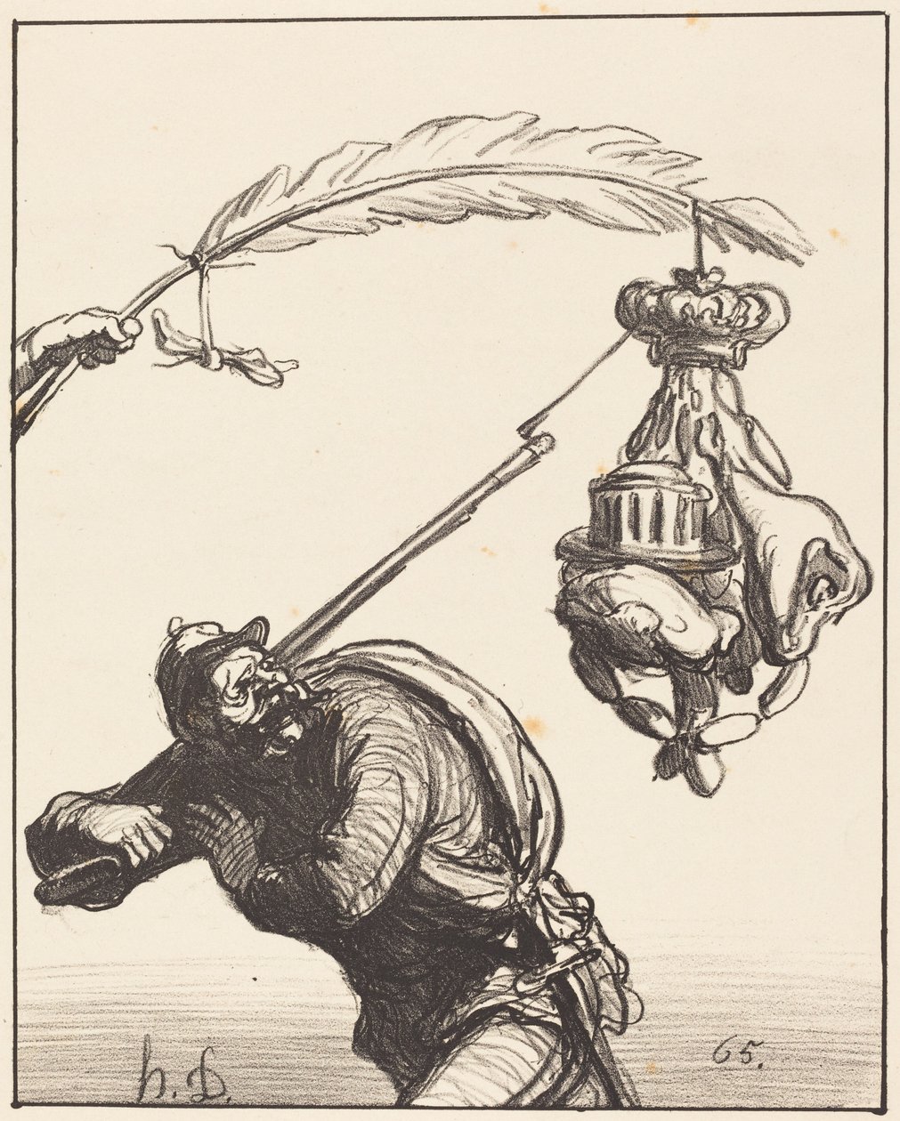 Rauha hinnalla millä hyvänsä tekijältä Honoré Daumier