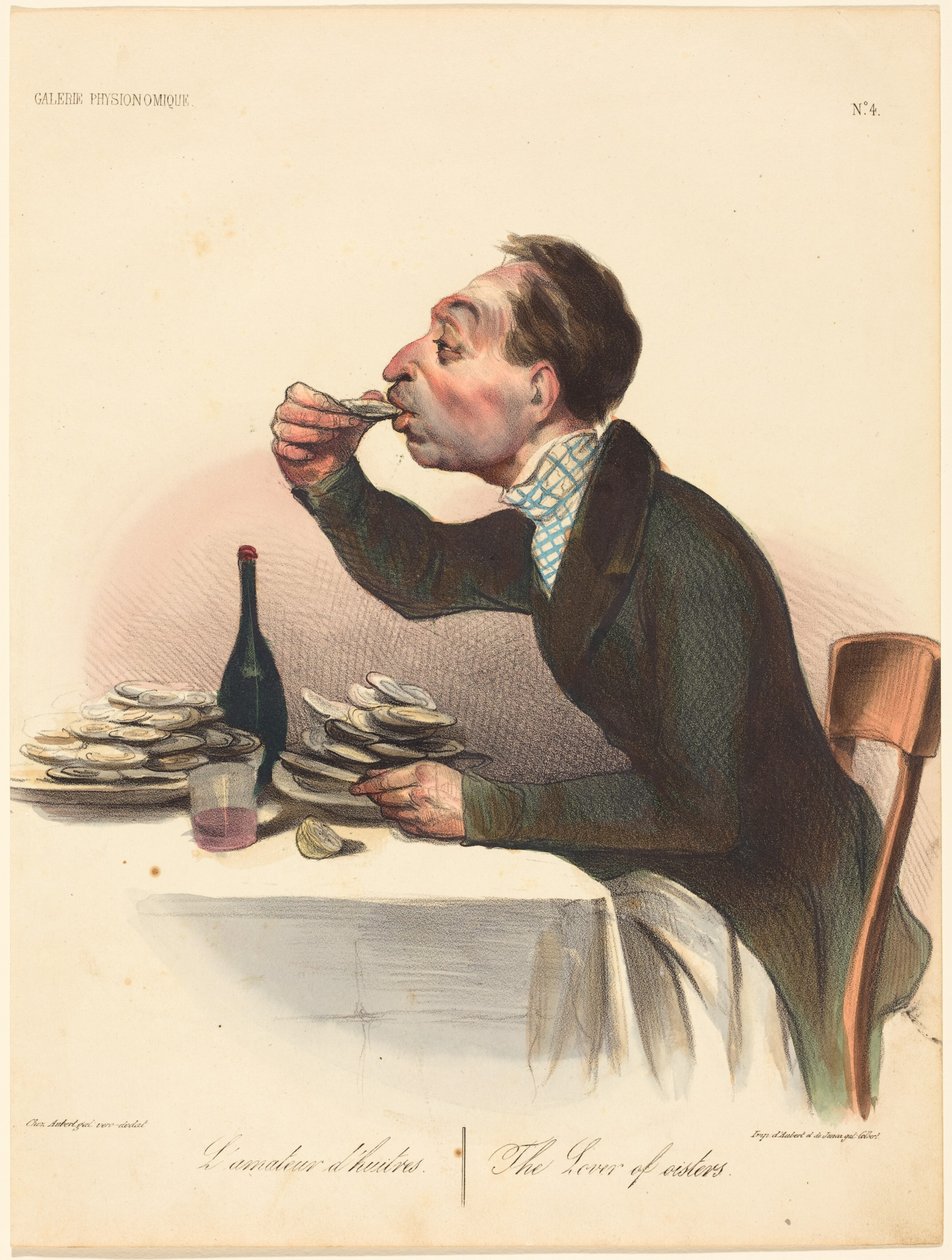 Osterien ystävä tekijältä Honoré Daumier