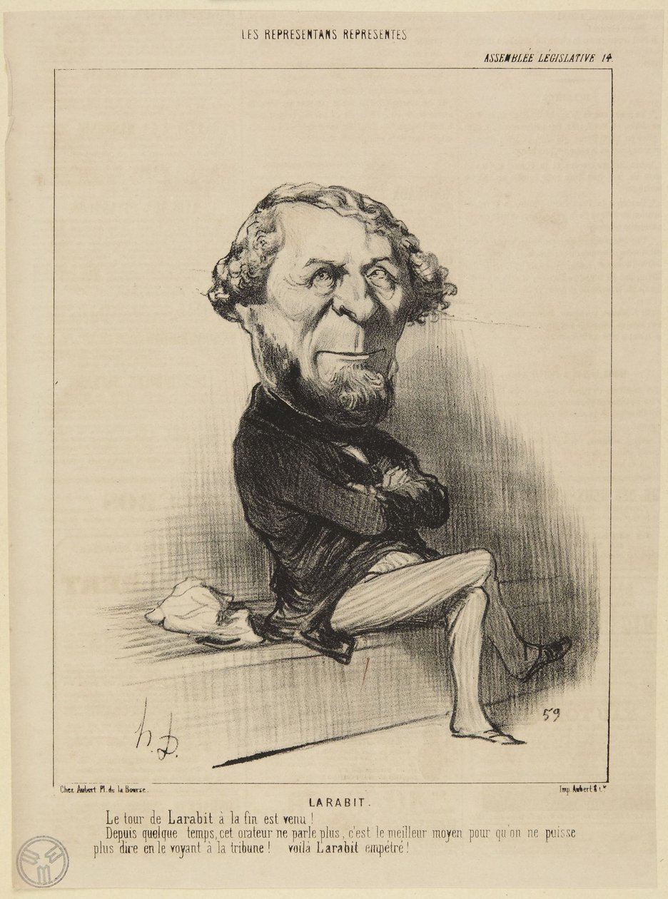 "Larabit" tekijältä Honoré Daumier