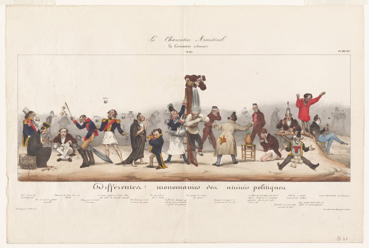 Ministeriöiden Charenton tekijältä Honoré Daumier