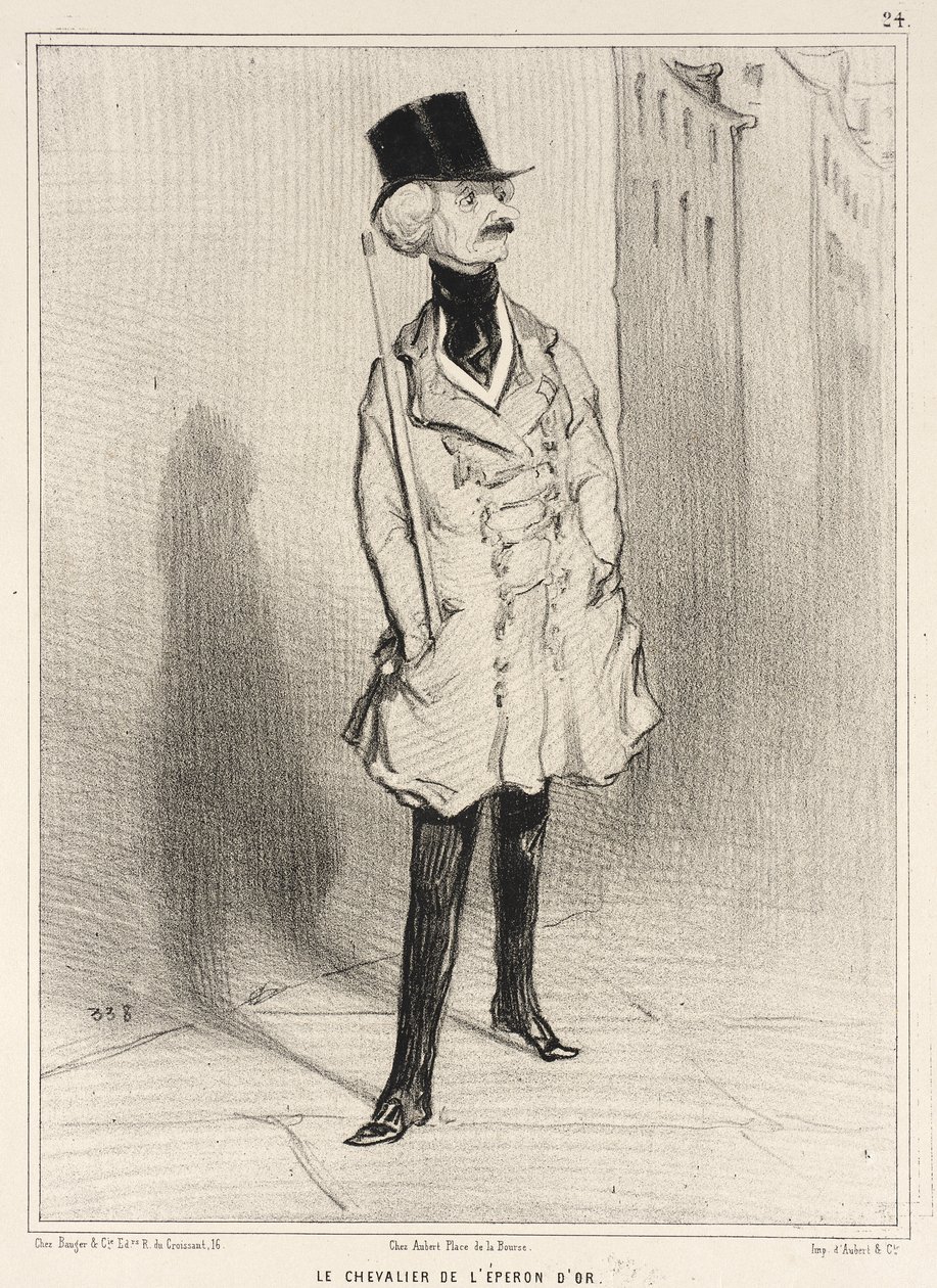 Kultaisen kannuksen ritari tekijältä Honoré Daumier