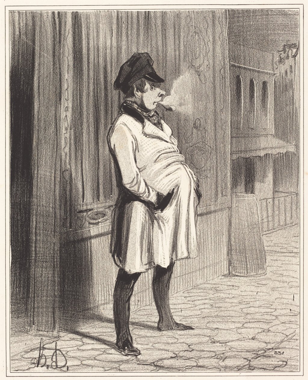 Palkkataputtaja tekijältä Honoré Daumier