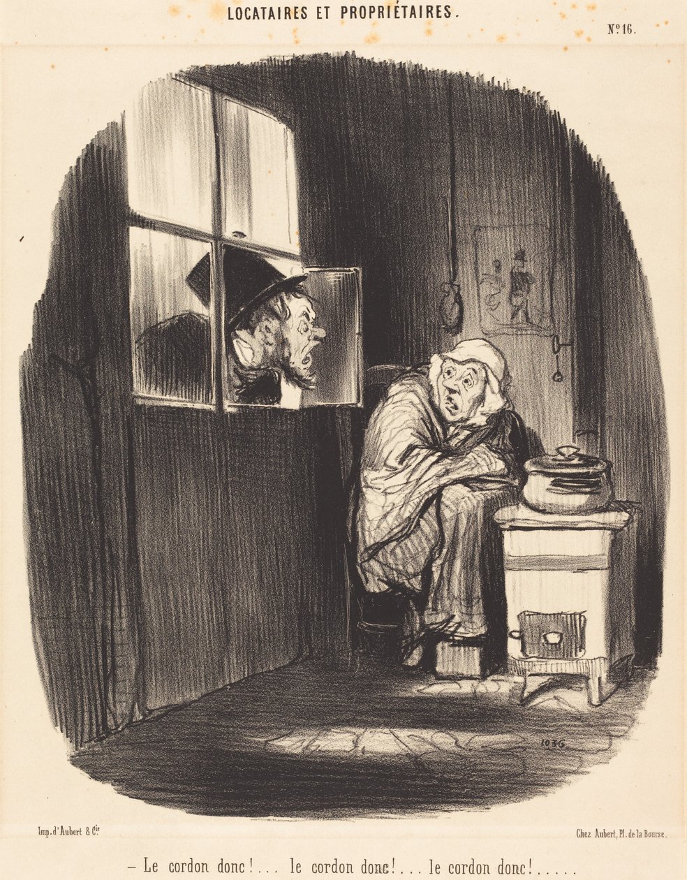 Kellonnauha siis!... tekijältä Honoré Daumier