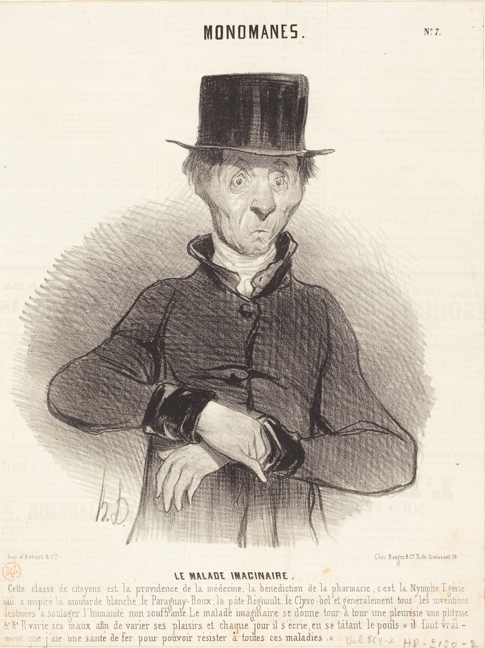 Luulosairas tekijältä Honoré Daumier