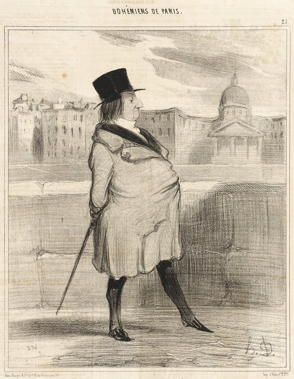 Kaikkien akatemioiden jäsen tekijältä Honoré Daumier