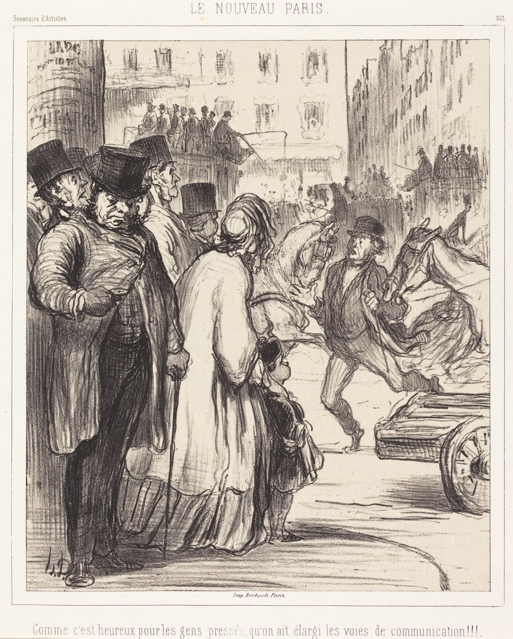 Uusi Pariisi tekijältä Honoré Daumier