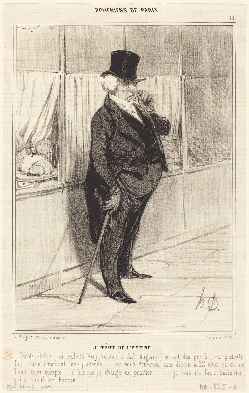 Keisarikunnan prefekti tekijältä Honoré Daumier