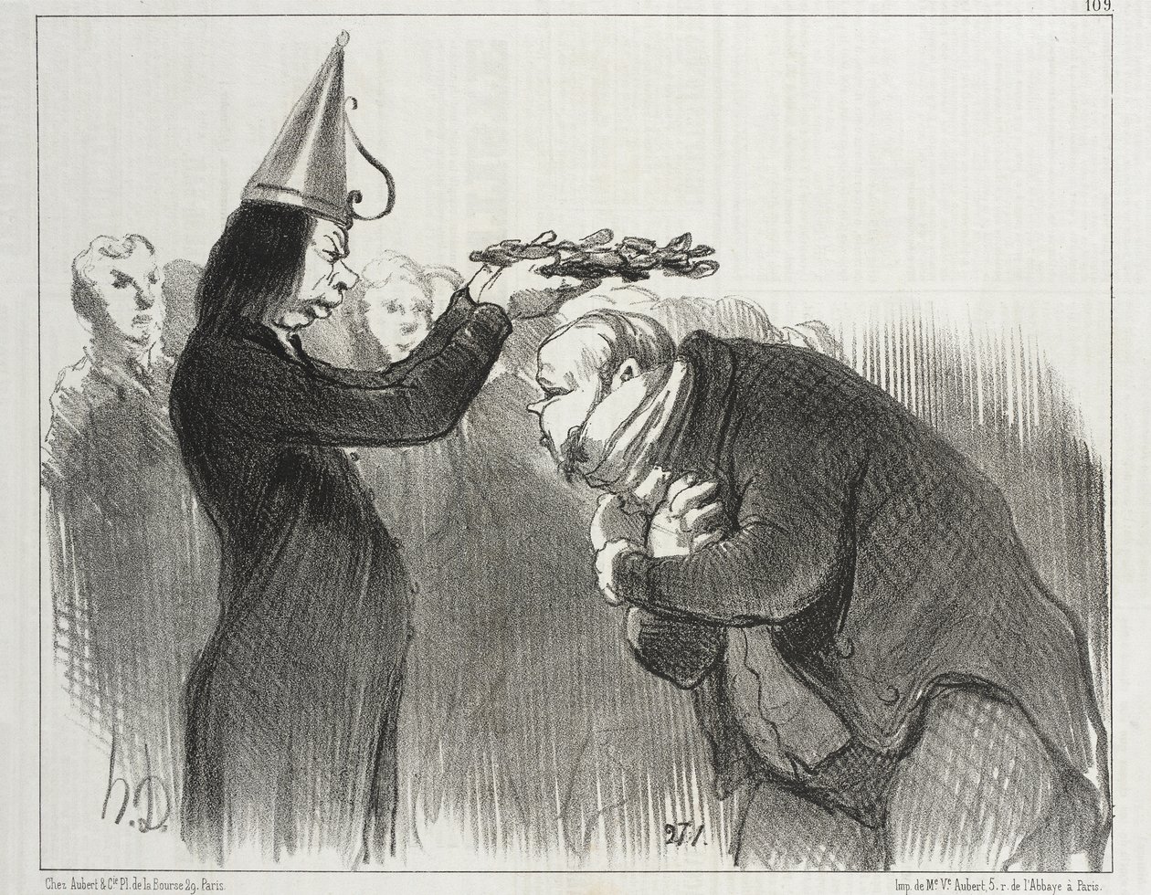 Seuraava palkintojenjako Académie Françaisessa tekijältä Honoré Daumier