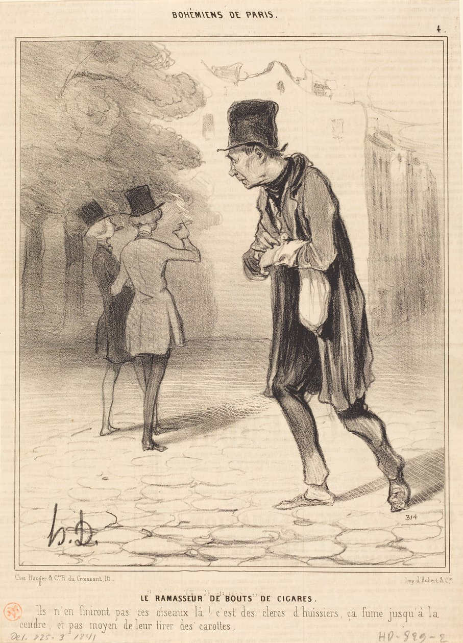 Sikarintumppien kerääjä tekijältä Honoré Daumier