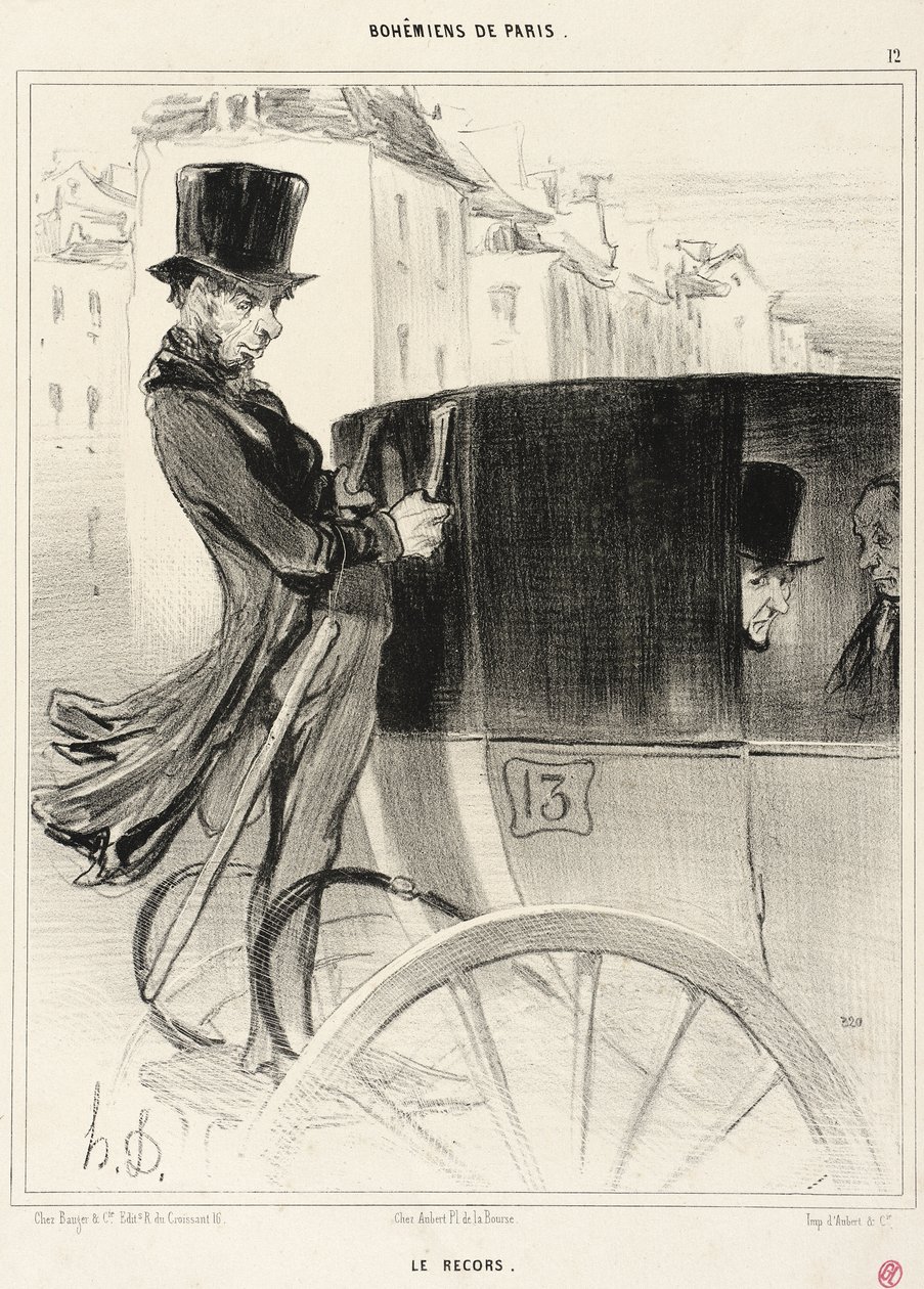Le Recors tekijältä Honoré Daumier
