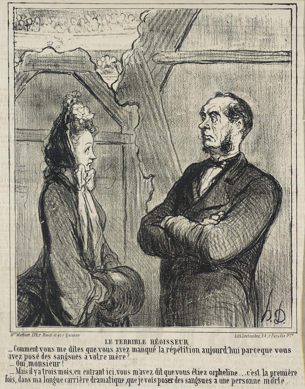 Kauhea ohjaaja tekijältä Honoré Daumier