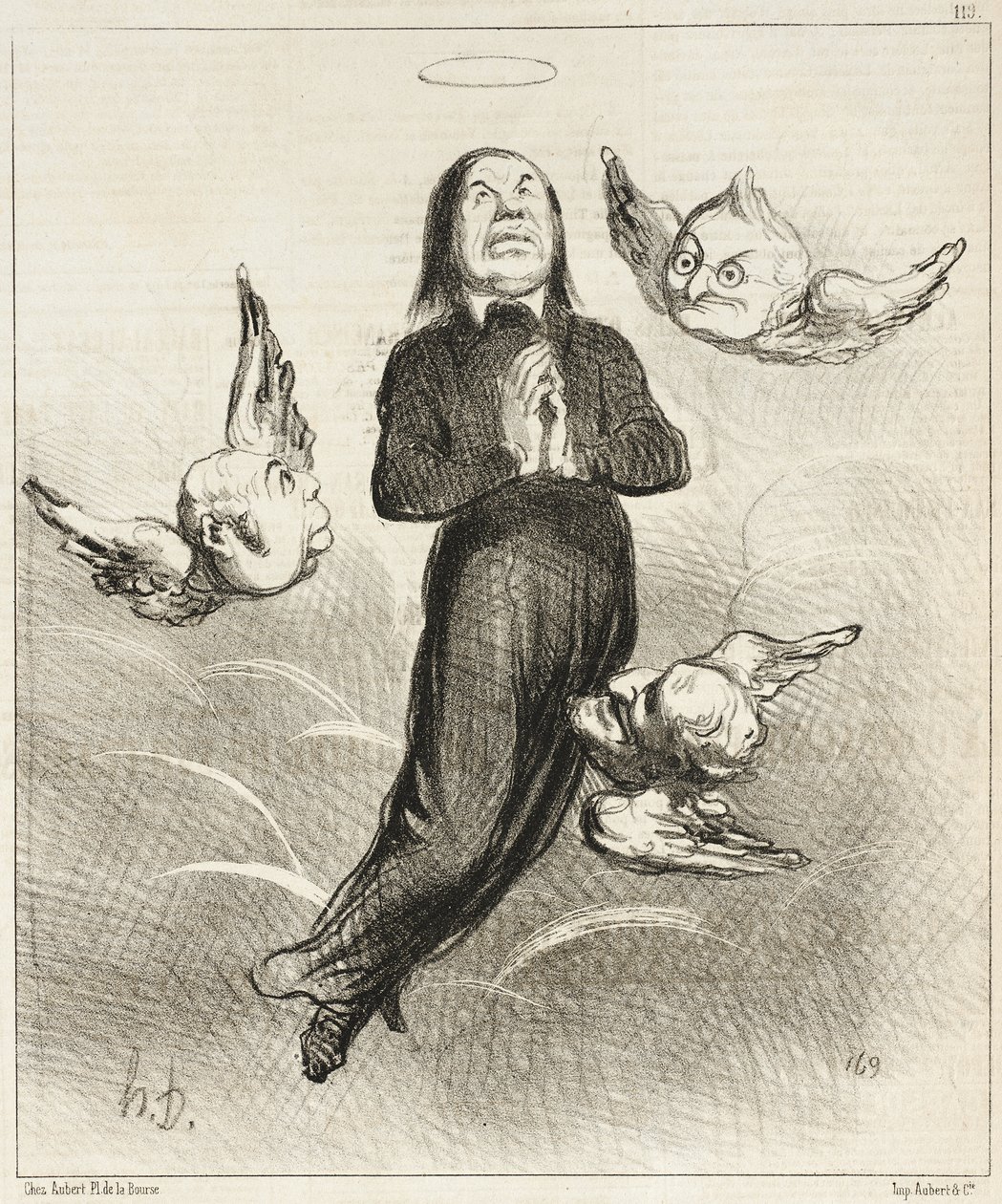 Legenda vuodelta 1850 tekijältä Honoré Daumier