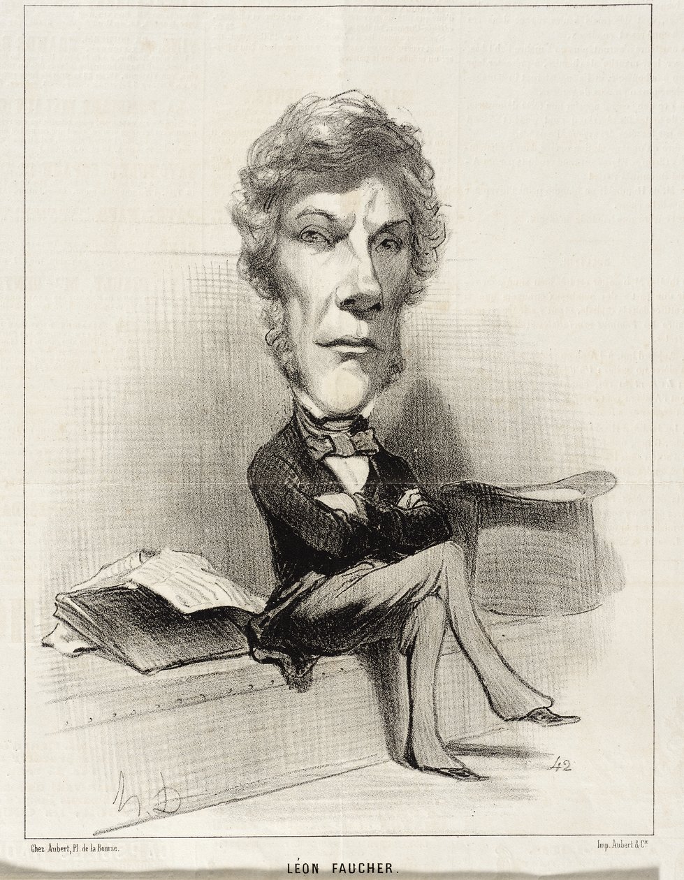 Léon Faucher tekijältä Honoré Daumier