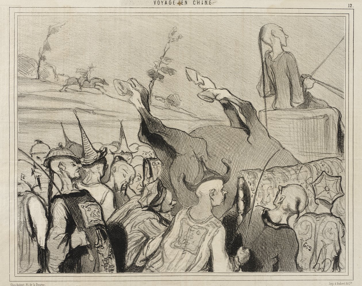 Hevoskilpailut tekijältä Honoré Daumier