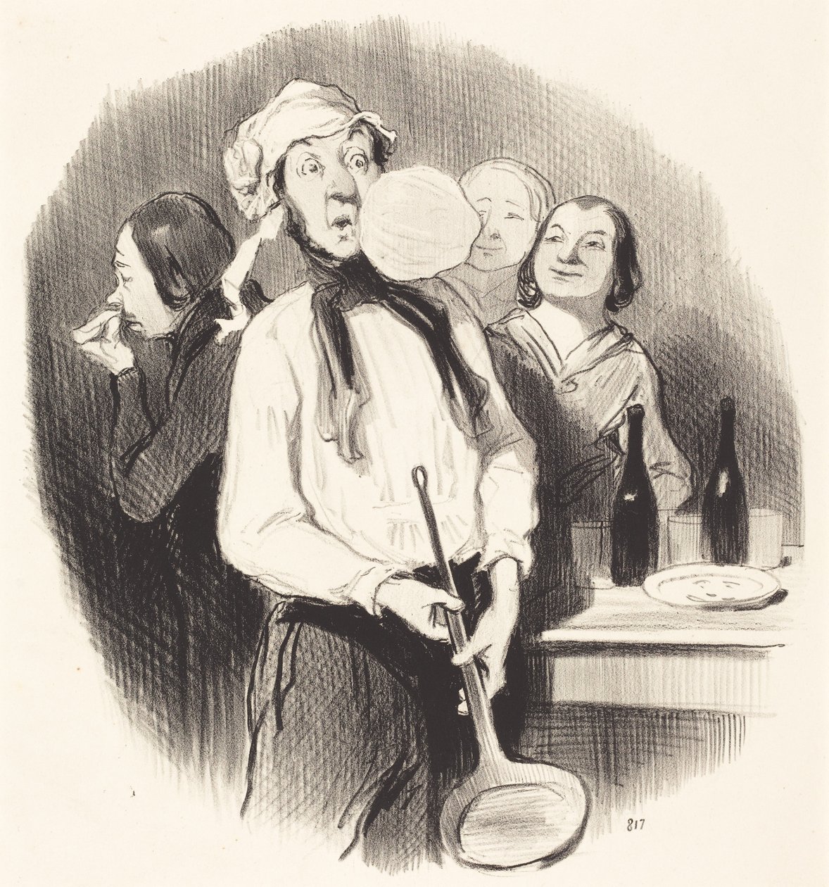 Pannukakkuja tekijältä Honoré Daumier