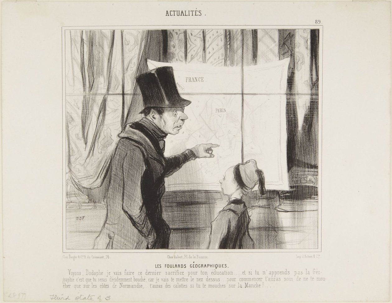 Maantieteelliset huivit tekijältä Honoré Daumier