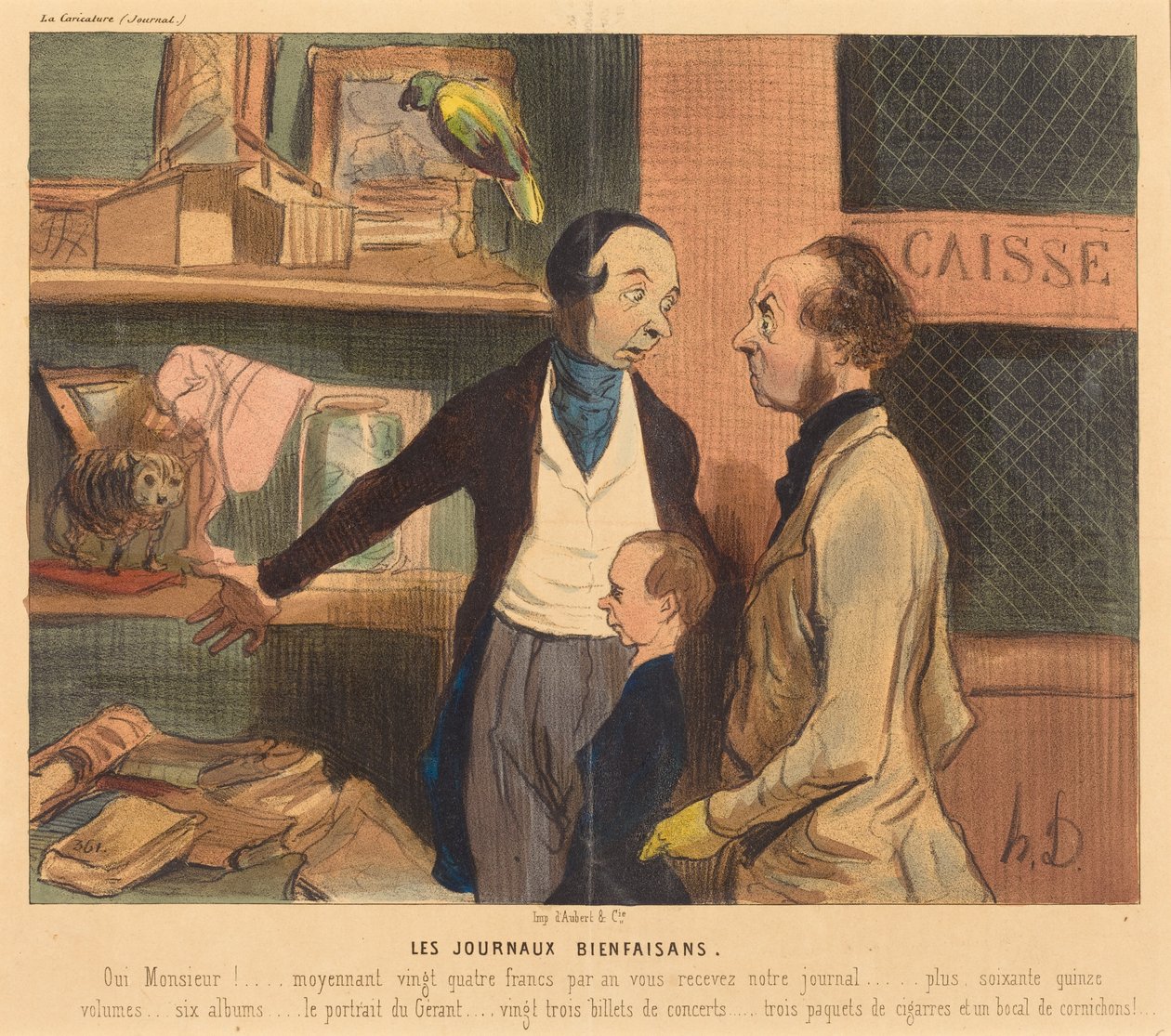 Hyväntekevät lehdet tekijältä Honoré Daumier