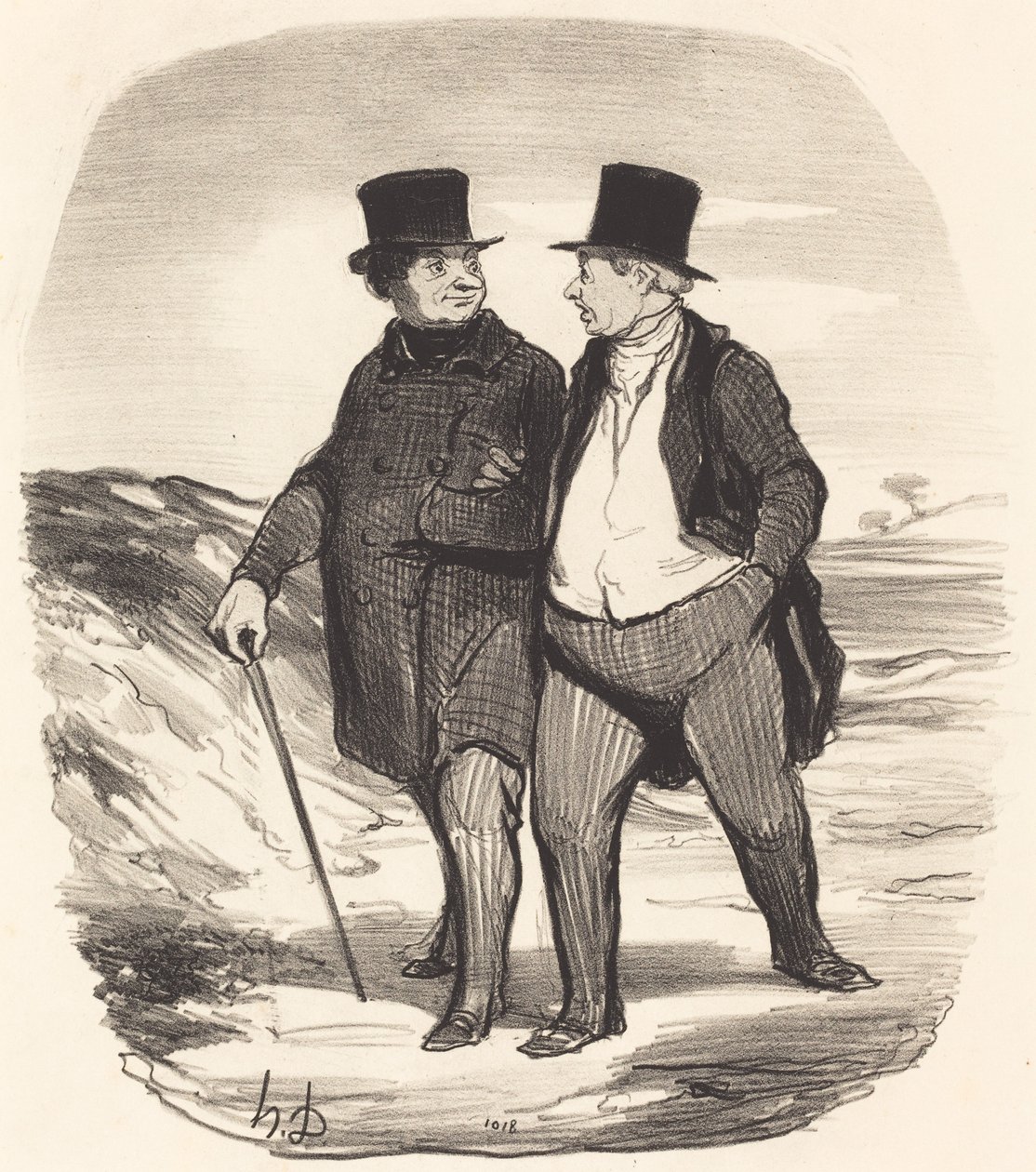Ajat ovat vaikeita... tekijältä Honoré Daumier