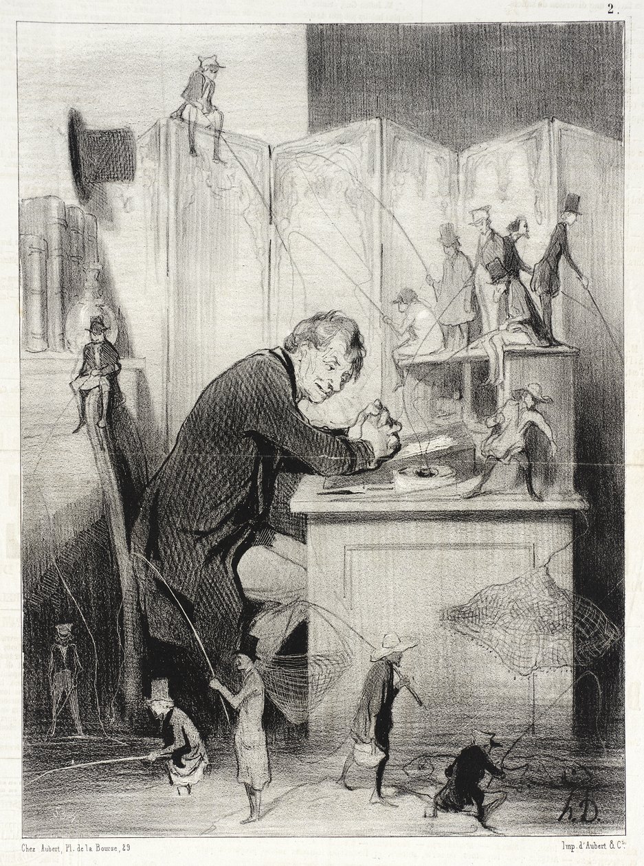 Mielikuvitus (grafiikkasarja) tekijältä Honoré Daumier