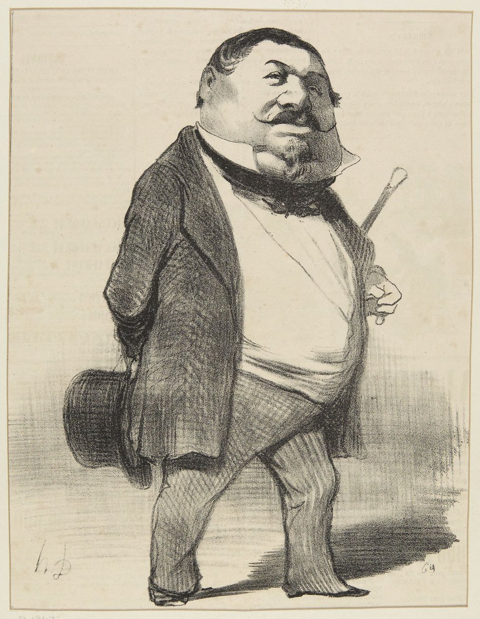 "Lucien Murat" tekijältä Honoré Daumier