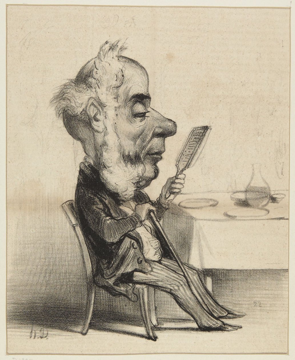 "Luneau" tekijältä Honoré Daumier