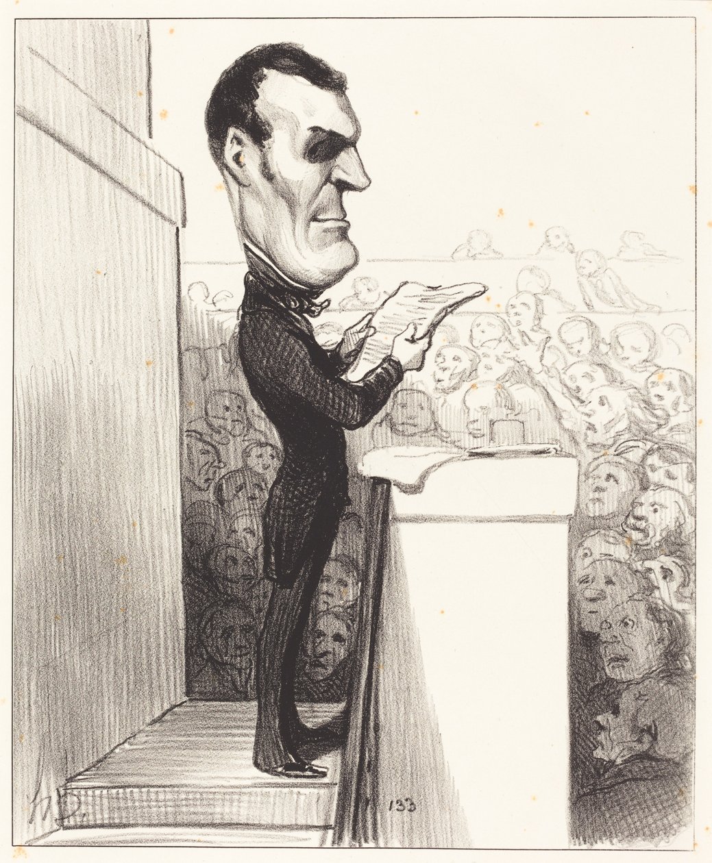 M. L. P. F. Esquirou de Parieu tekijältä Honoré Daumier