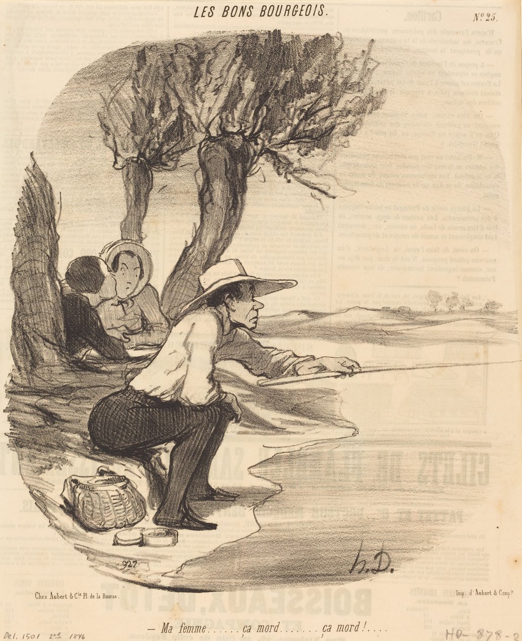 Vaimoni... se puree... se puree! tekijältä Honoré Daumier