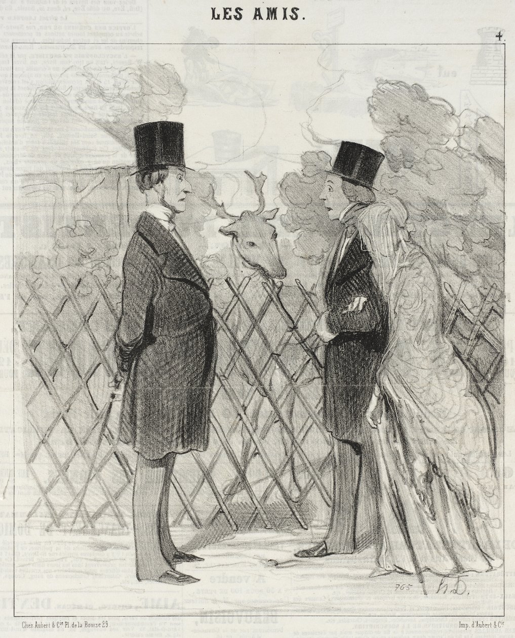 Madame Cabassol kävelee... tekijältä Honoré Daumier