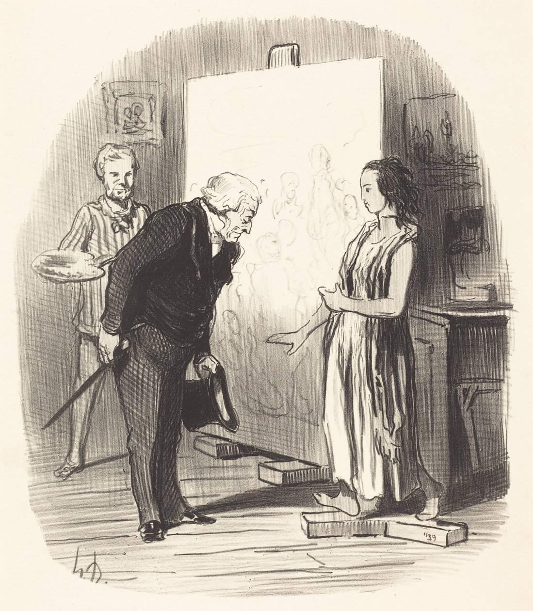 Rouva, minulla on suuri kunnia! tekijältä Honoré Daumier