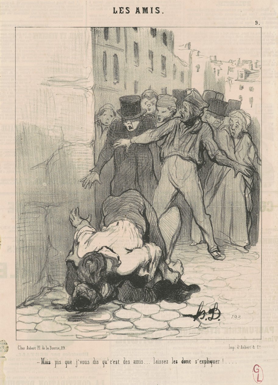Mutta pahempaa kuin kerron teille, että he ovat ystäviä... tekijältä Honoré Daumier