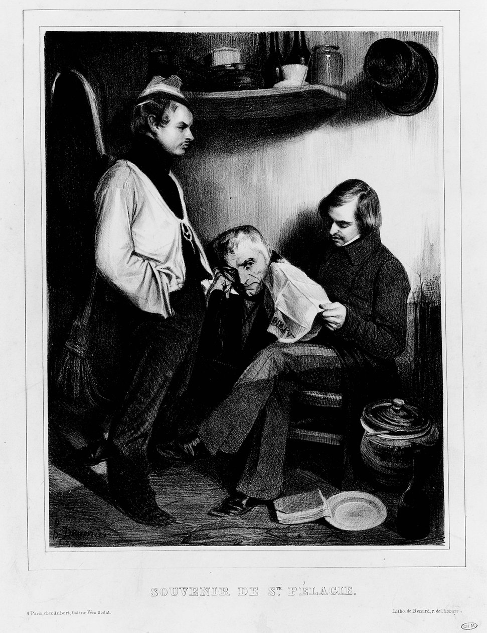 Muistoja Sainte-Pelagiesta tekijältä Honoré Daumier