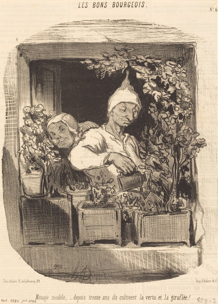 Mallikelpoinen talous... tekijältä Honoré Daumier