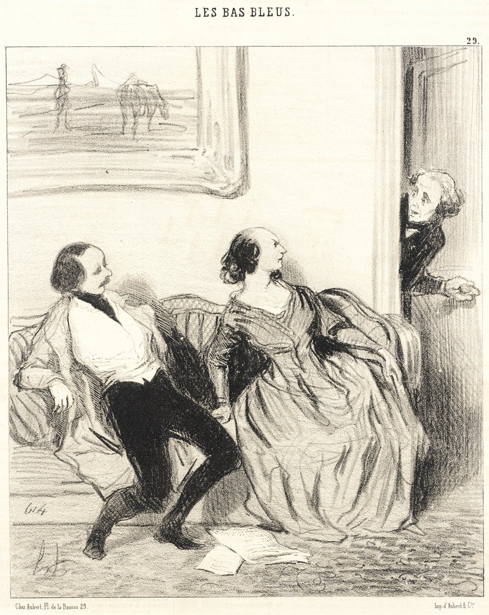 Rakas ystäväni, saanko tulla sisään!... tekijältä Honoré Daumier