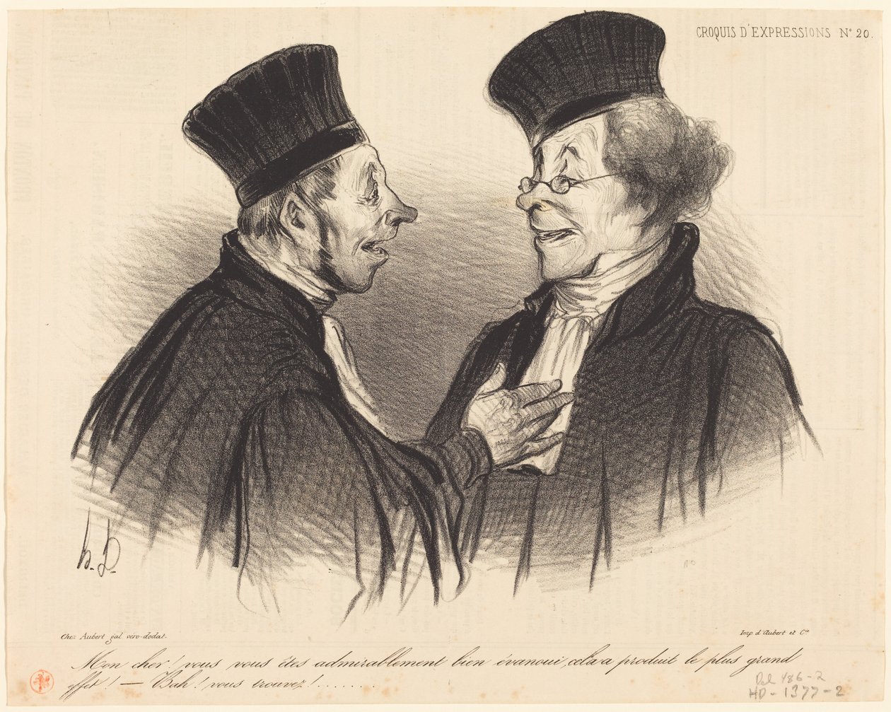 Hyvä ystävä! Te pyörryitte ihailtavasti... tekijältä Honoré Daumier