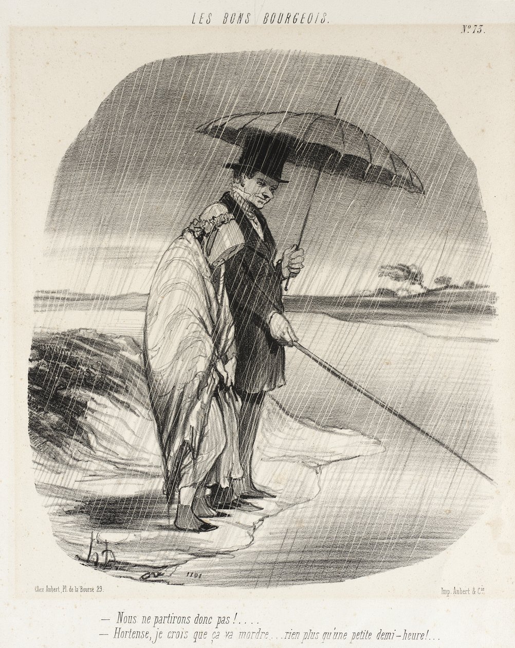 Emmekö siis lähdekään!... tekijältä Honoré Daumier