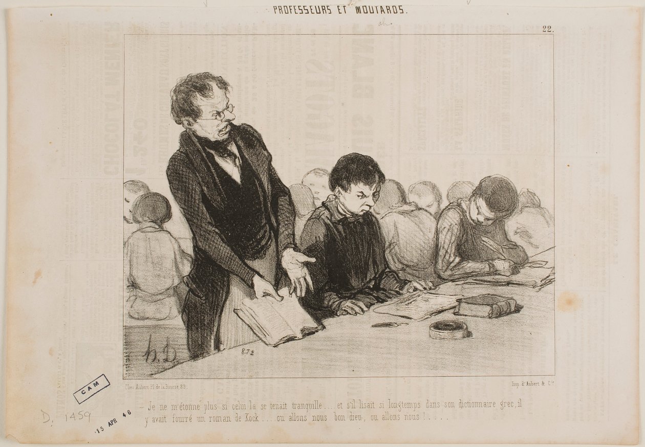 Nyt ymmärrän, miksi tämä kaveri oli koko ajan niin hiljaa... tekijältä Honoré Daumier