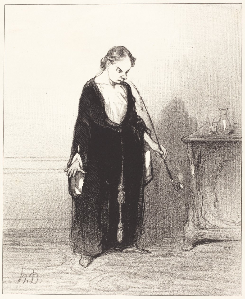 Oi nautintoa oopiumista, jota raivoat minulta!... tekijältä Honoré Daumier