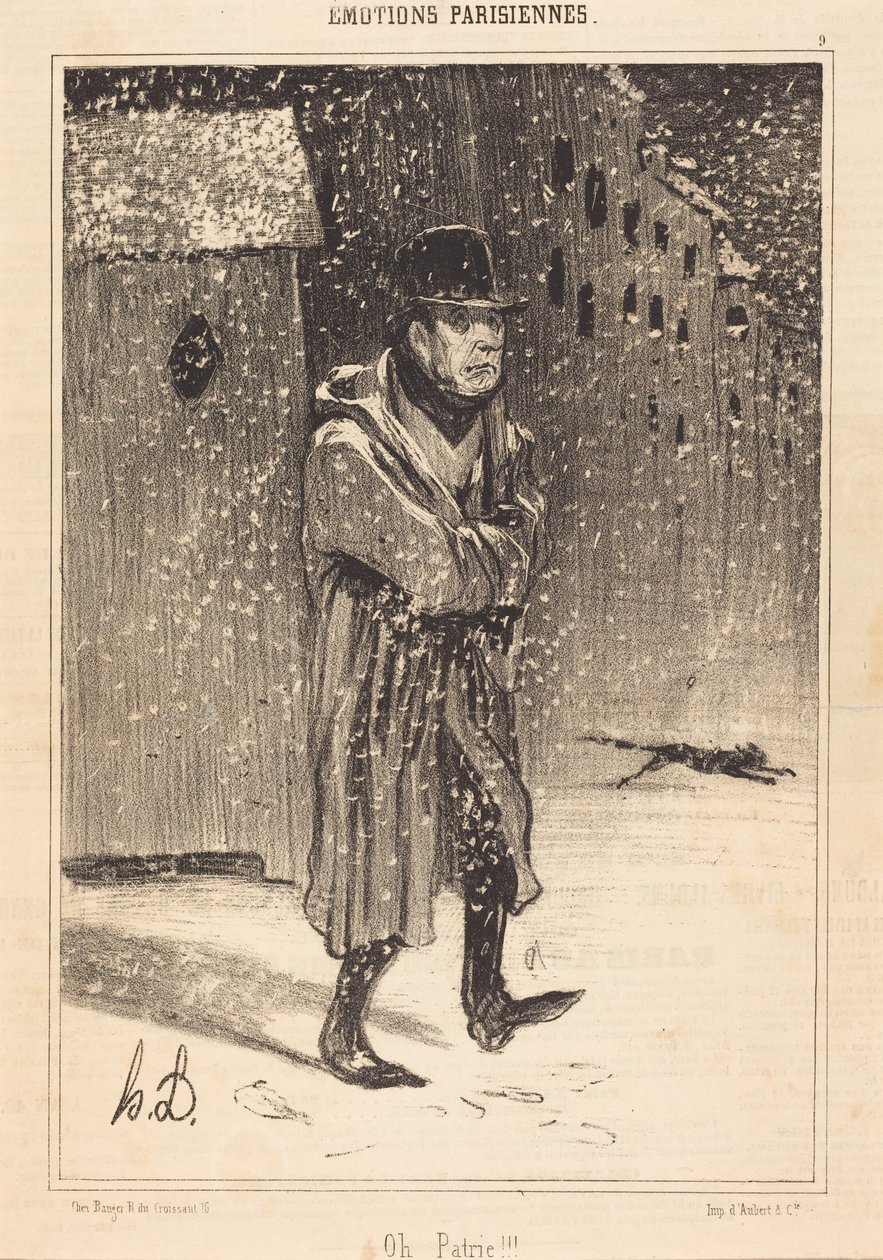Oi isänmaa!!! tekijältä Honoré Daumier