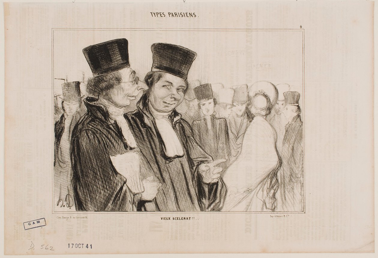 Vanha konna!! tekijältä Honoré Daumier