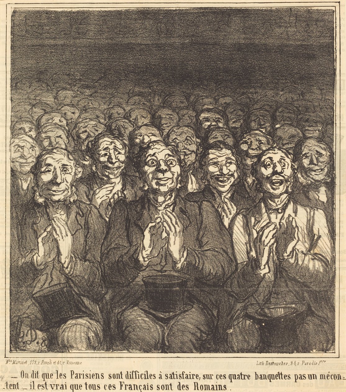 Sanotaan, että pariisilaiset... tekijältä Honoré Daumier
