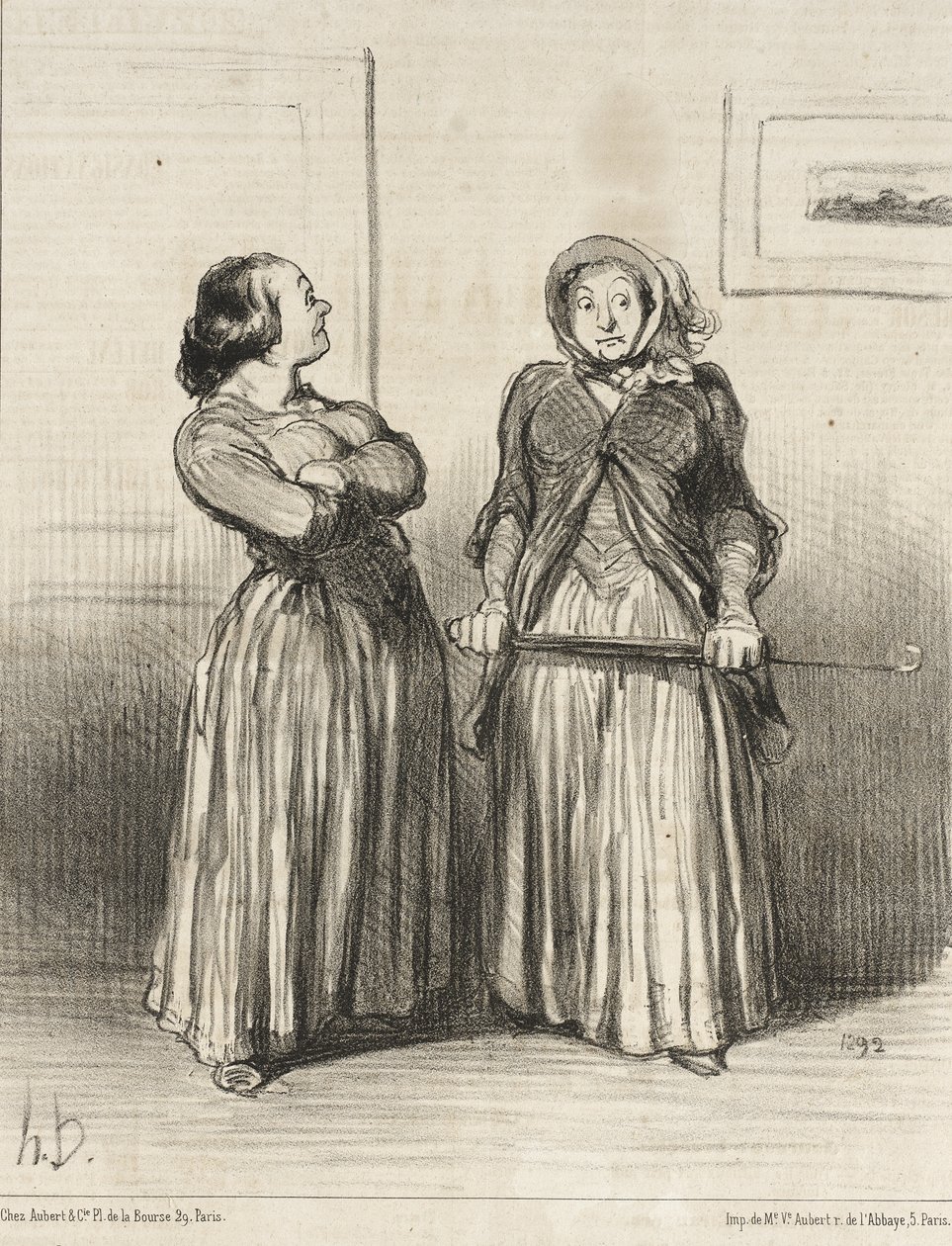Sanotaan, että kauniit naiset ovat ... kysyttyjä ... tekijältä Honoré Daumier