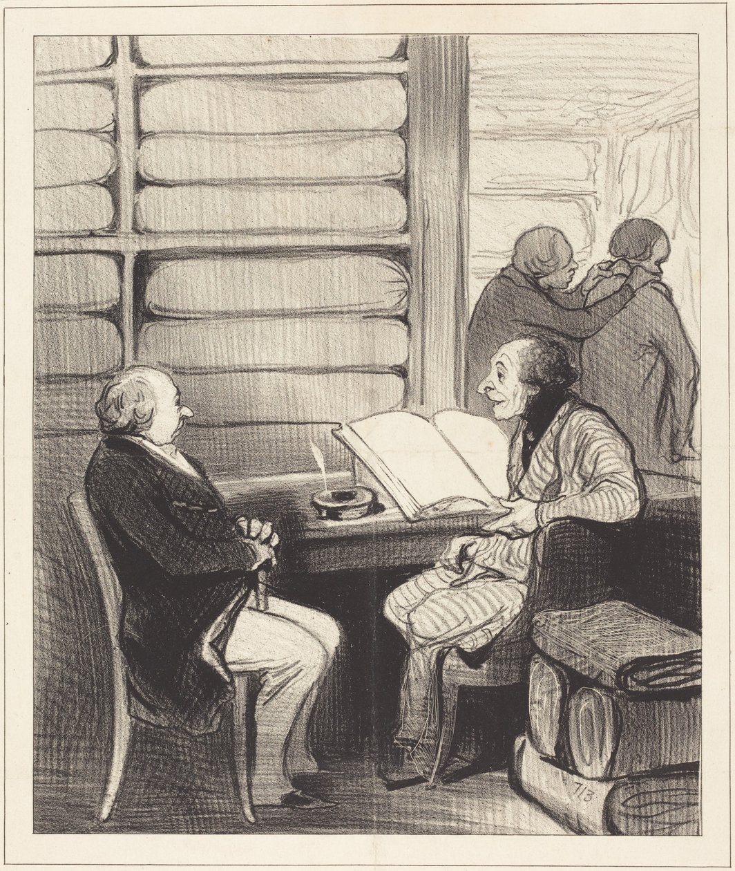 Kyllä, hyvä herra Badoulard, minä aion... tekijältä Honoré Daumier