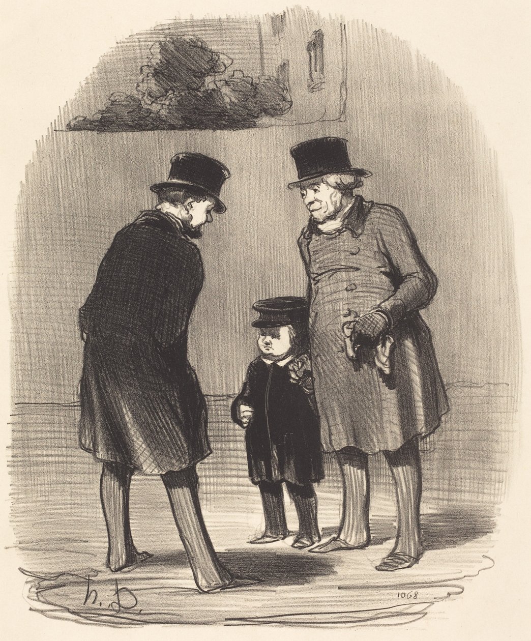 Kyllä, herra Chapuzot... tekijältä Honoré Daumier