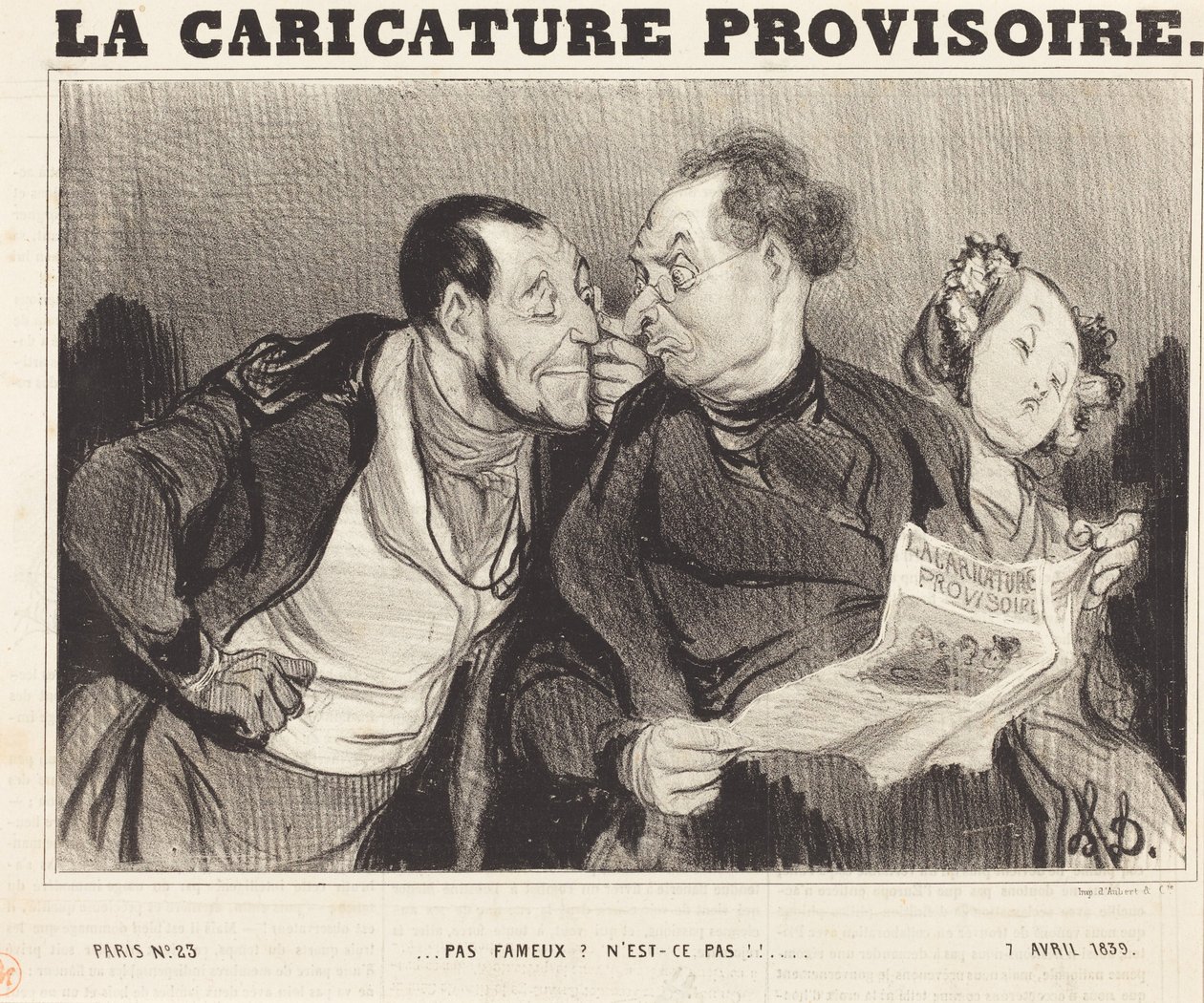 Ei kovin suurenmoista? Eikö vain!!... tekijältä Honoré Daumier