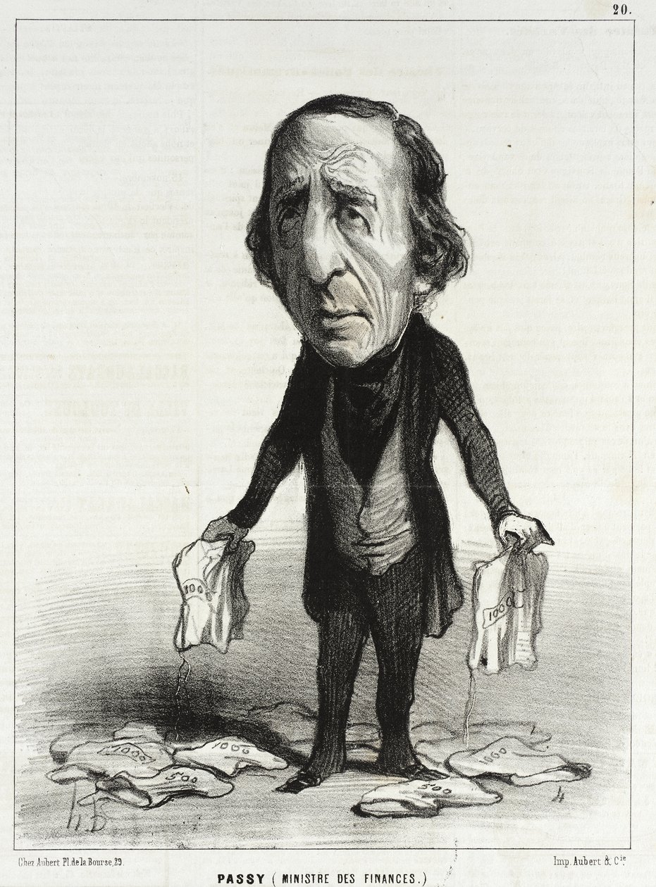 Passy (valtiovarainministeri) tekijältä Honoré Daumier