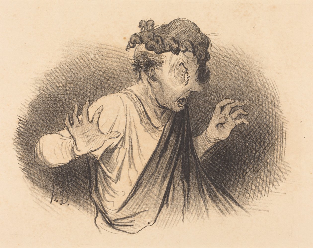 Kenelle nämä käärmeet on tarkoitettu… tekijältä Honoré Daumier