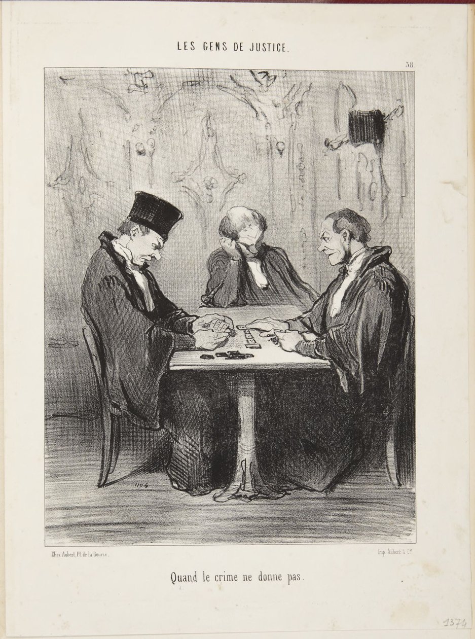Kun rikos ei kannata tekijältä Honoré Daumier