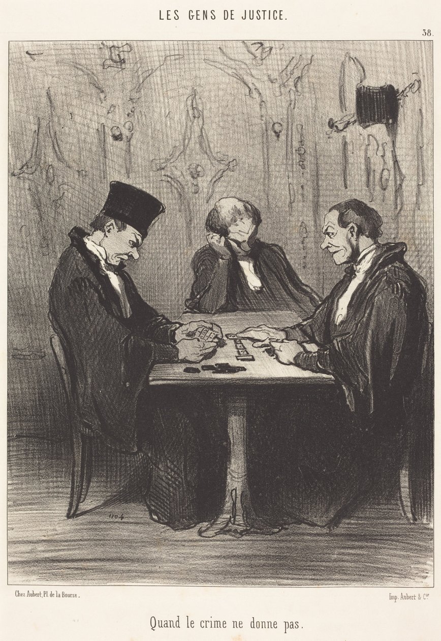 Kun rikos ei kannata tekijältä Honoré Daumier