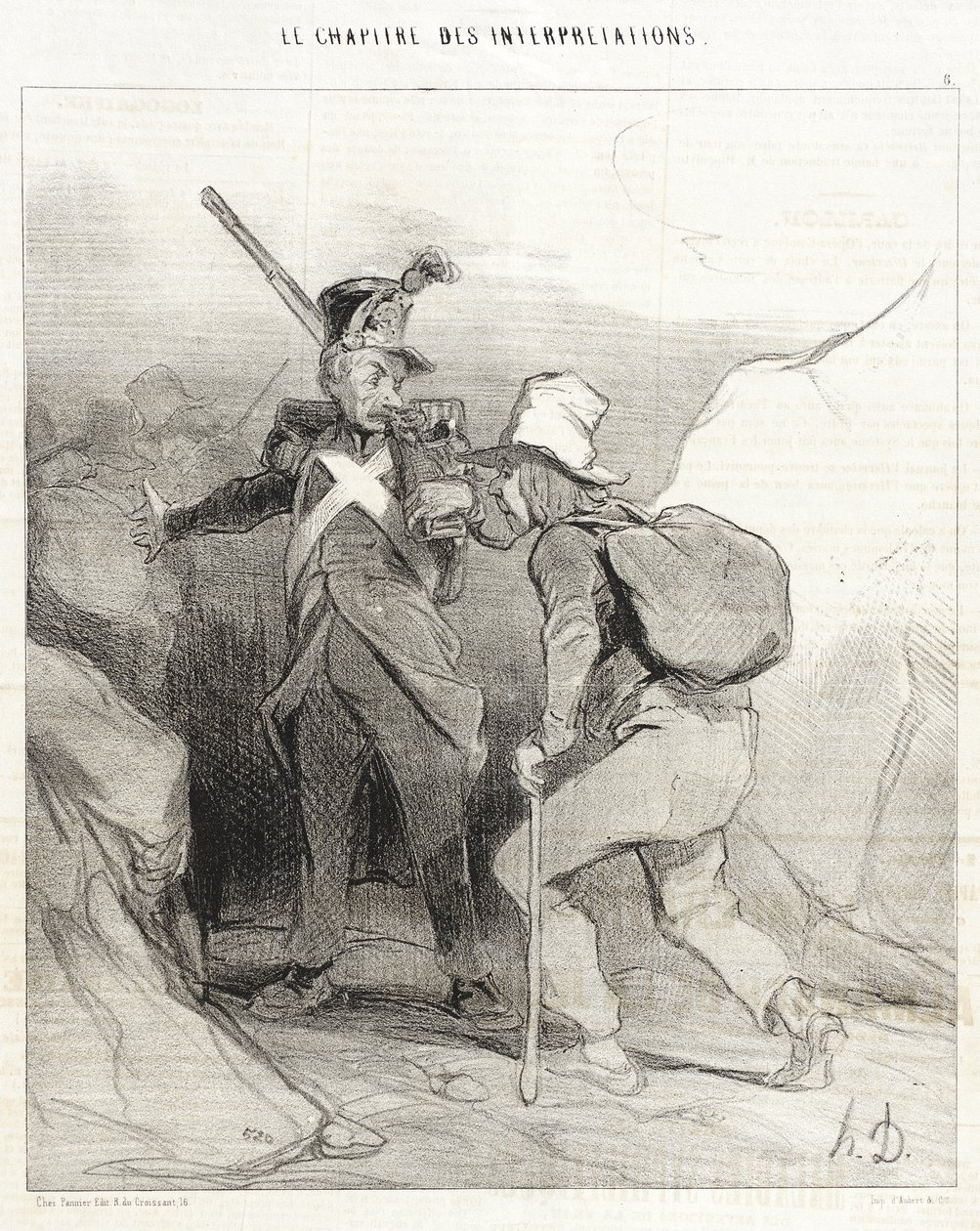 Kun olit kotikylässäsi, olisit... tekijältä Honoré Daumier