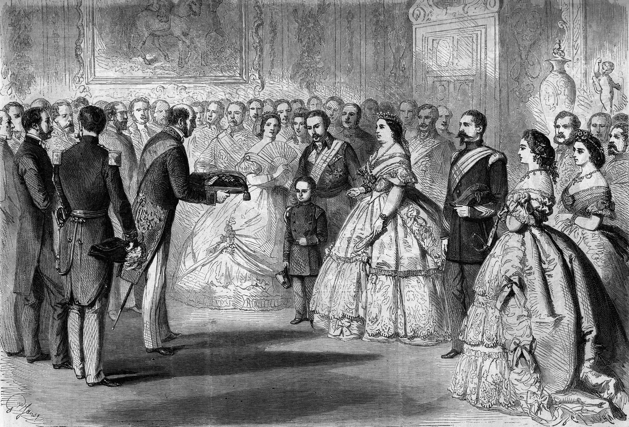 Espanjan kuningatar Isabella II (Isabella of Bourbon) (1830-1904) sai kunnialegioonan suuren köyden poikansa, Asturian prinssin, nimeen. Nykyiset ovat: Napoleon III (1808-1873) ja Prince Imperial (1856-1879) tekijältä Honoré Daumier